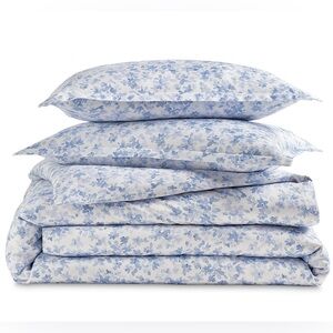 🩷 SKY Blue Meadow Sateen Duvet Cover Set, King - Exclusive 🩷